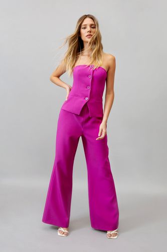 Womens Premium Bustier Tailored Jumpsuit - - 4 - Nasty Gal - Modalova