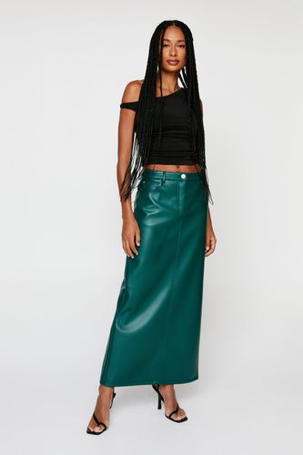 Womens Premium Faux Leather Maxi Skirt - - 4 - Nasty Gal - Modalova