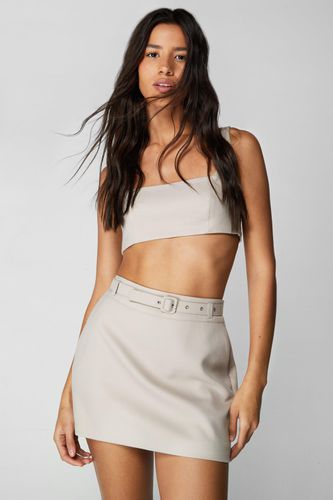 Womens Premium Tailored Twill Mini Skirt - - 12 - Nasty Gal - Modalova