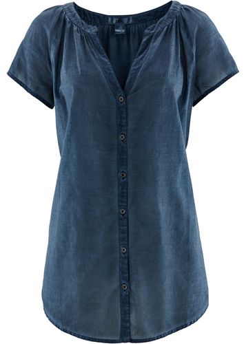 Blusa cold-dye de manga corta en algodón sostenible - bpc bonprix collection - Modalova