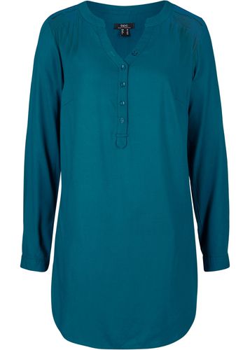 Blusa tipo túnica de viscosa con escote en V de manga larga - bpc bonprix collection - Modalova