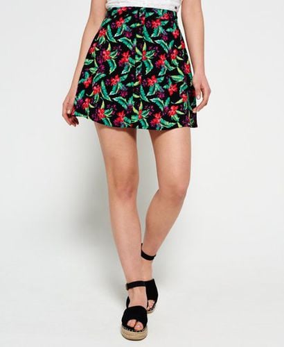 Women's 90's Maritime Button Skirt Multiple Colours / Tropical Hibiscus - Size: XS - Superdry - Modalova