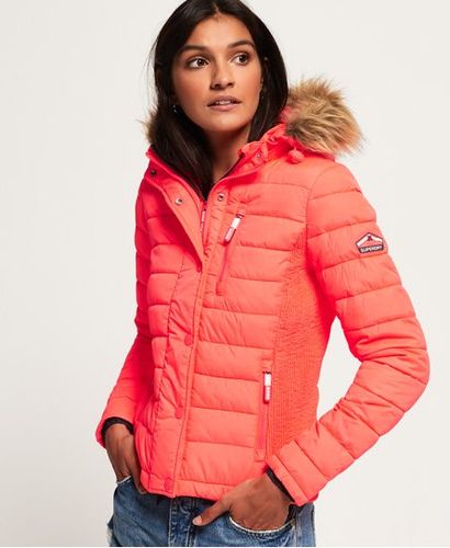 Chaqueta ajustada Fuji con capucha y doble cremallera - Superdry - Modalova