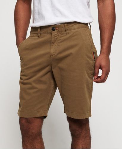 Men's International Slim Chino Lite Shorts Tan / Bronze Khaki - Size: 30 - Superdry - Modalova