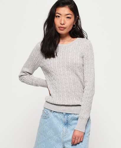 Damen Croyde Pullover mit Zopfmuster - Größe: 10 - Superdry - Modalova