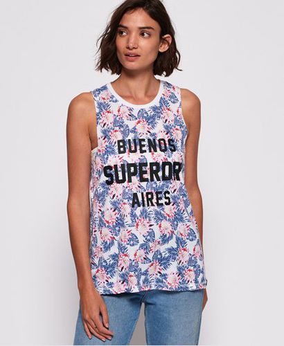 Boyfriend Tanktop mit Dschungel-Print - Superdry - Modalova