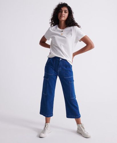 Damen Utility-Jeans mit Weitem Beinschnitt - Größe: 26/30 - Superdry - Modalova