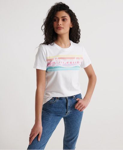 Camiseta con logo Premium Rainbow - Superdry - Modalova