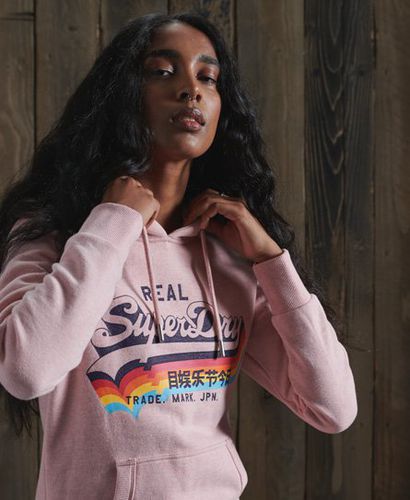 Sudadera sin cierre con capucha y logo Vintage - Superdry - Modalova