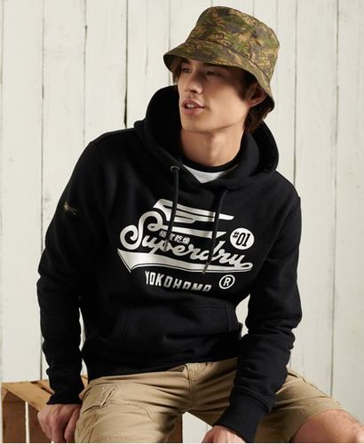 Sudadera gráfica con capucha de inspiración militar - Superdry - Modalova