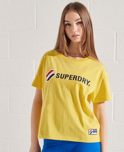 Camiseta gráfica de corte cuadrado Sportstyle - Superdry - Modalova