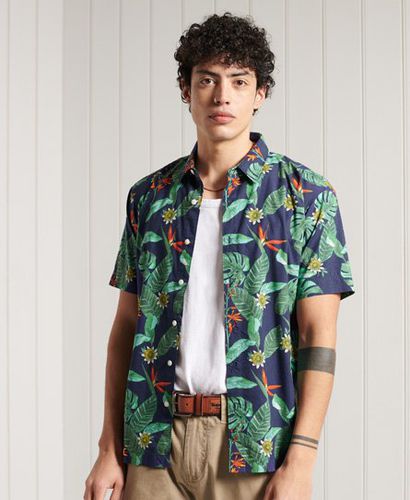 Camisa hawaiana de corte cuadrado - Superdry - Modalova