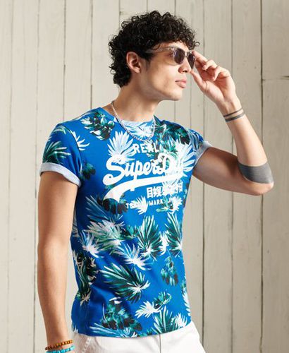 Camiseta con estampado integral y Vintage Logo - Superdry - Modalova