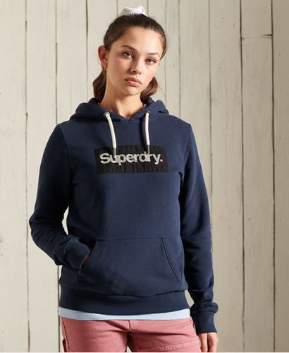 Sudadera con capucha y logo Core metalizado - Superdry - Modalova