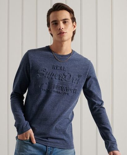 Camiseta de manga larga con Vintage Logo en relieve - Superdry - Modalova