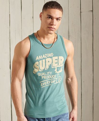 Camiseta sin mangas con gráfico Workwear - Superdry - Modalova