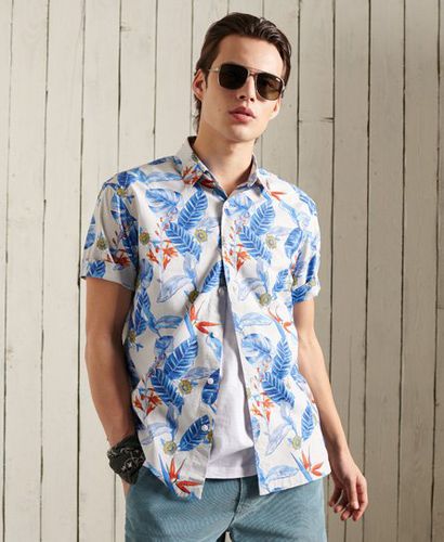 Camisa hawaiana de corte cuadrado - Superdry - Modalova