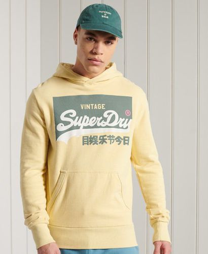 Sudadera en color pastel con capucha y logo Vintage Logo - Superdry - Modalova