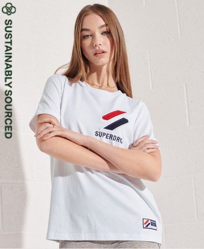 Camiseta de chenilla de algodón orgánico Sportstyle - Superdry - Modalova