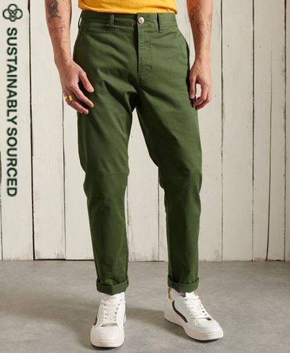 Pantalones chinos ajustados de algodón orgánico Core - Superdry - Modalova