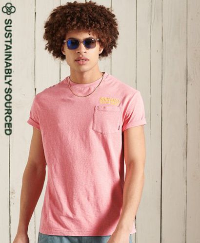 Camiseta de algodón orgánico con bolsillo LA Beach Surfing Goods - Superdry - Modalova