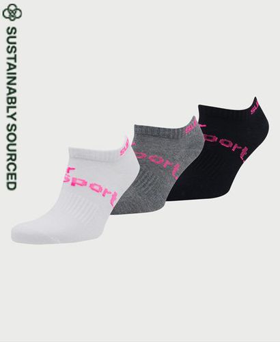Sport Pack de tres pares de calcetines de algodón orgánico Ultimate - Superdry - Modalova