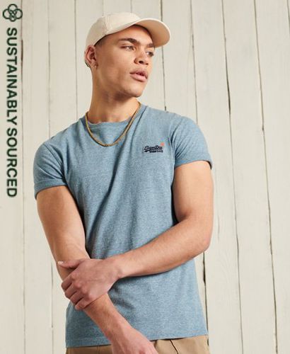 Men's Organic Cotton Orange Label Vintage T-Shirt / Desert Sky Grit - Size: XS - Superdry - Modalova