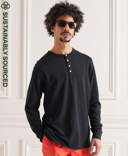 Camiseta ligera de algodón orgánico con cuello panadero Essentia - Superdry - Modalova