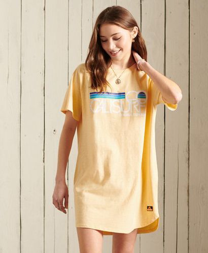 Vestido tipo camiseta con mangas raglán Cali Surf - Superdry - Modalova