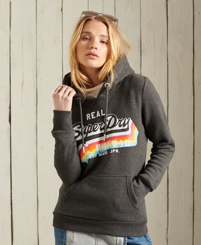 Sudadera sin cierre con capucha y logo Vintage - Superdry - Modalova