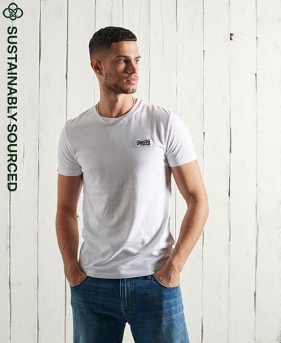 Men's Orange Label Vintage Embroidery T-Shirt White / Optic White - Size: XS - Superdry - Modalova