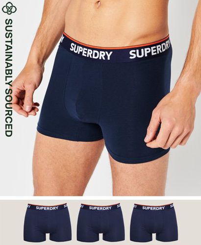 Pack de 3 calzoncillos bóxer clásicos de algodón orgánico - Superdry - Modalova