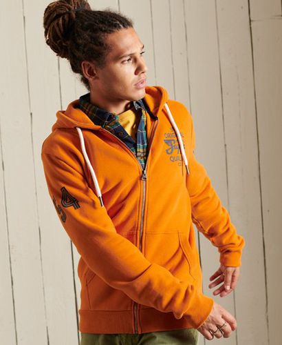 Sudadera con capucha y cremallera Script Style Workwear - Superdry - Modalova