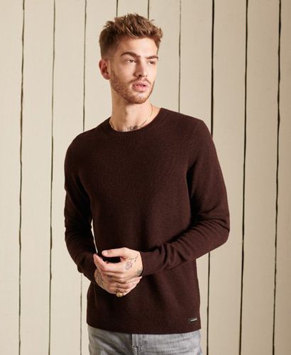 Men's Leichter Pullover aus Lammwolle mit Rundhalsausschnitt - Größe: Xxl - Superdry - Modalova