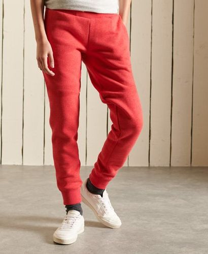 Women's Vintage Logo Embroidered Joggers Orange / Papaya Marl - Size: 12 - Superdry - Modalova