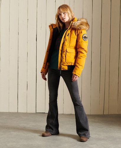 Women's Everest Bomber Jacket Tan / Ochre - Size: 8 - Superdry - Modalova