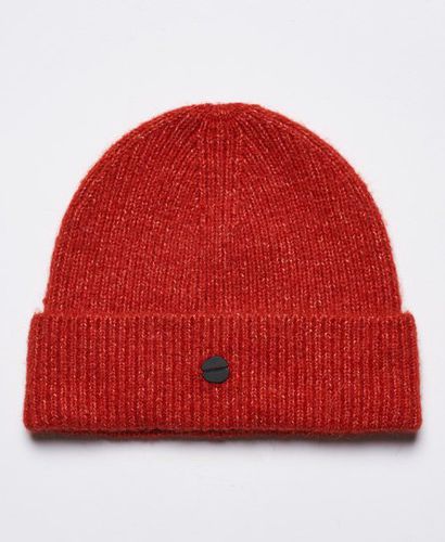 Women's Luxe Beanie Red / Flame Marl - Size: 1SIZE - Superdry - Modalova