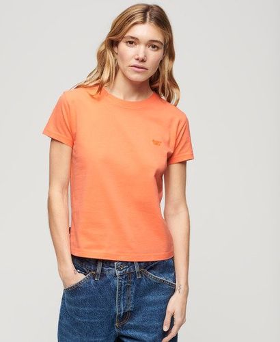 Damen Figurbetontes Essential Logo T-shirt - Größe: 34 - Superdry - Modalova