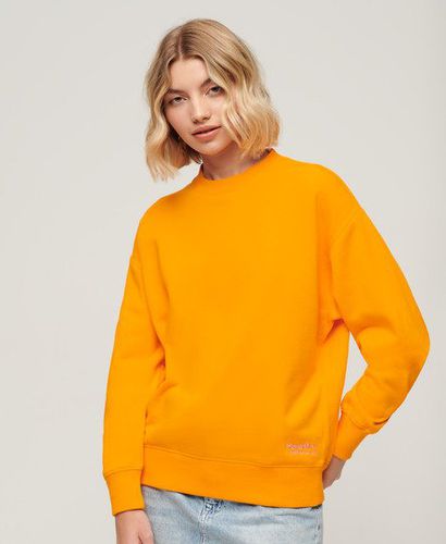 Women's Essential Logo Sweatshirt / Satsuma - Size: 10 - Superdry - Modalova