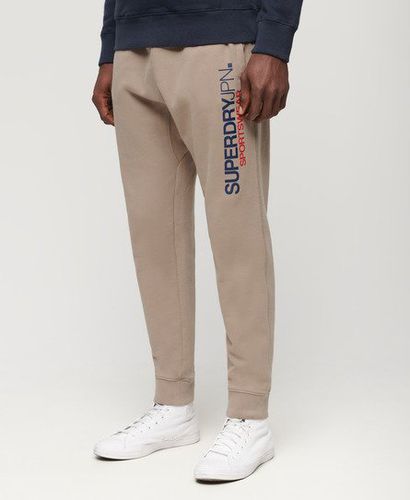 Men's Sportswear Logo Tapered Joggers / Deep Slub - Size: L - Superdry - Modalova