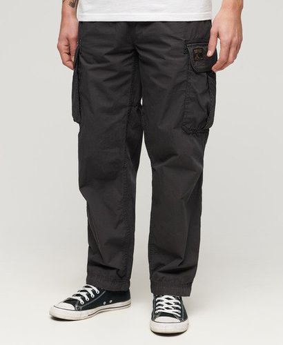 Men's Baggy Parachute Pants / Blackboard - Size: 36/32 - Superdry - Modalova