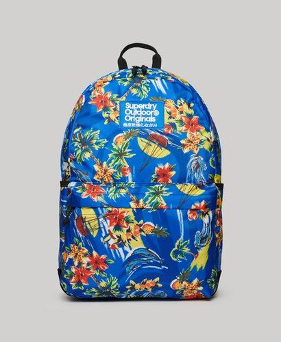 Ladies Classic Printed Montana Backpack, Blue - Superdry - Modalova