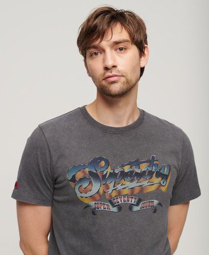 Herren T-Shirt Mit Rockband-Grafik, , Größe: XXL - Superdry - Modalova