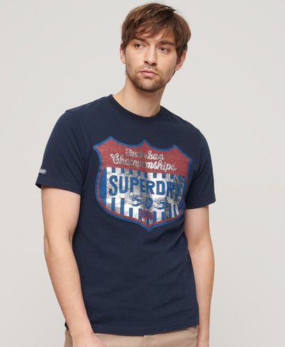 Herren Gasoline Workwear T-Shirt - Größe: S - Superdry - Modalova