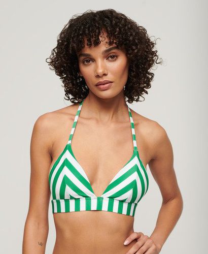 Ladies Stripe Triangle Bikini Top, , Size: 12 - Superdry - Modalova