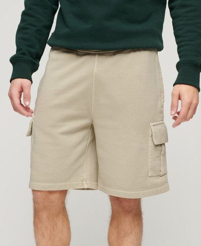 Men's Contrast Stitch Cargo Shorts / Washed Pelican - Size: L - Superdry - Modalova