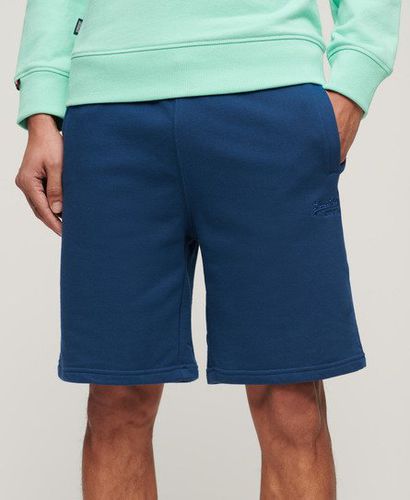 Men's Essential Logo Jersey Shorts Blue / Pilot Mid Blue - Size: L - Superdry - Modalova