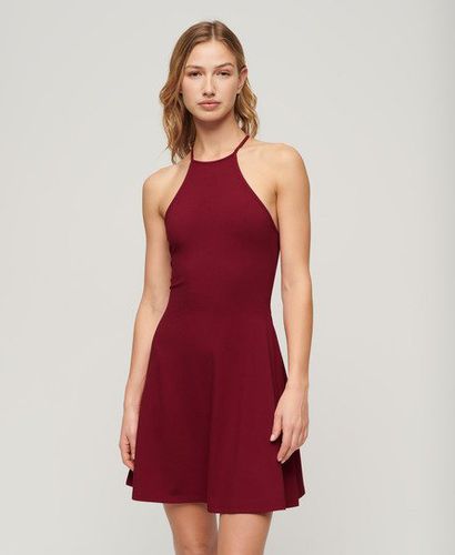 Women's Mini Jersey Fit-and-Flare Dress / Dahlia - Size: 16 - Superdry - Modalova