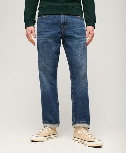 Men's Schmale Vintage-Jeans mit Geradem Bein - Größe: 33/34 - Superdry - Modalova