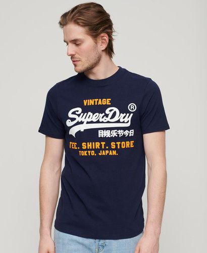 Men's Vintage Classic T-Shirt / Atlantic Nano Wash - Size: M - Superdry - Modalova
